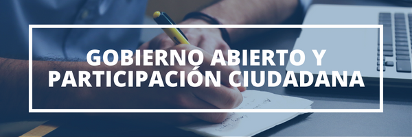 GOBIERNO ABIERTO Y PARTICIPACION CIUDADANA sección 01 ciclo 01/2023