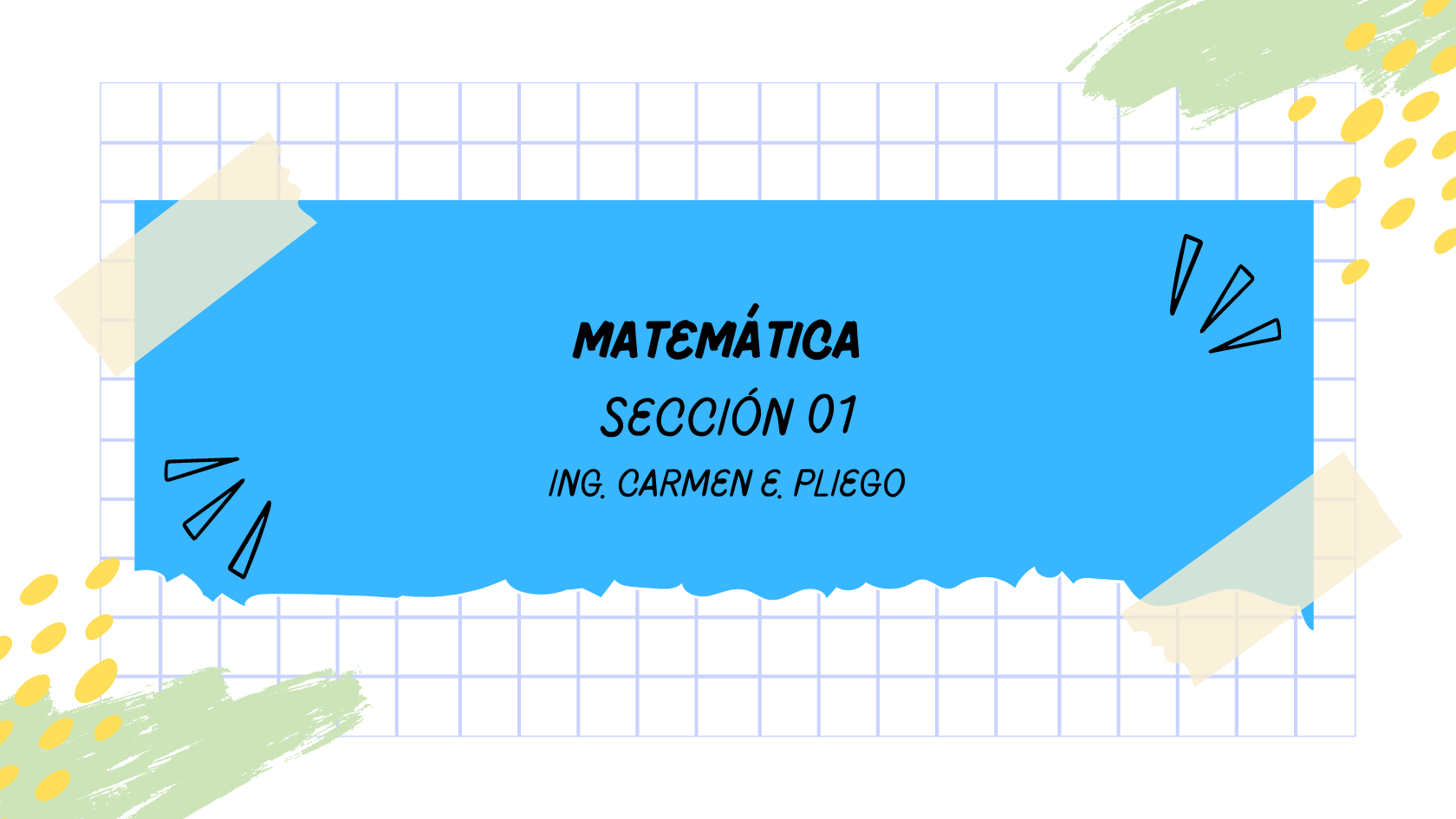 MATEMATICA sección 01 ciclo 02/2023