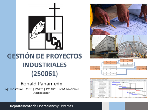 GESTION DE PROYECTOS INDUSTRIALES sección 01 ciclo 02/2023