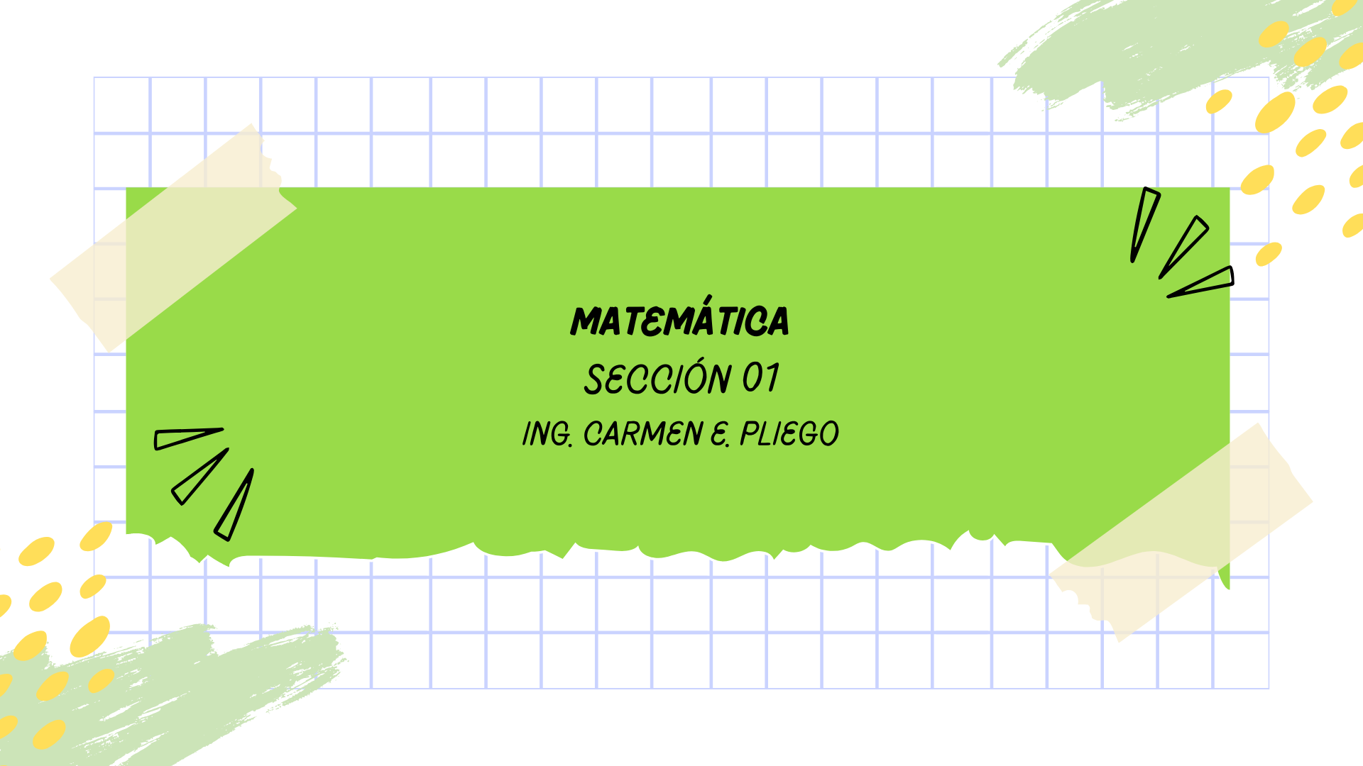 MATEMATICA sección 01 ciclo 03/2023