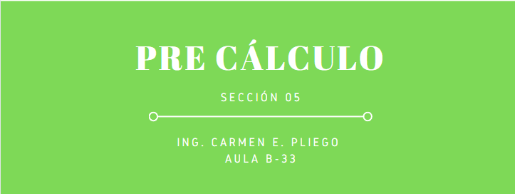 PRECALCULO sección 05 ciclo 01/2024