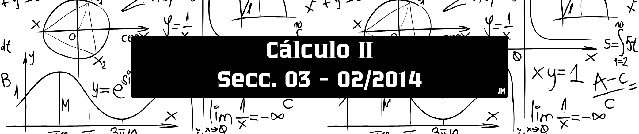 CALCULO II - Sección 03