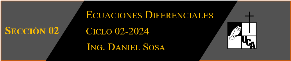 ECUACIONES DIFERENCIALES sección 02 ciclo 02/2024