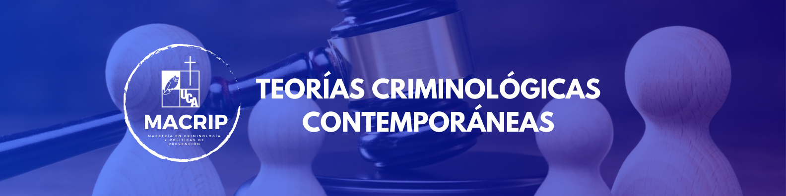 TEORÍAS CRIMINOLÓGICAS CONTEMPORÁNEAS sección 01 ciclo 01/2025