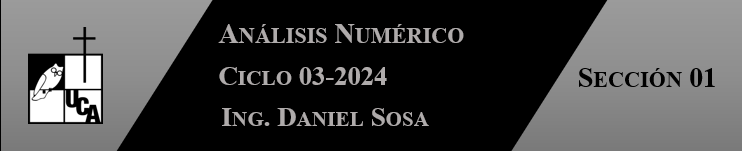 ANALISIS NUMERICO sección 01 ciclo 03/2024