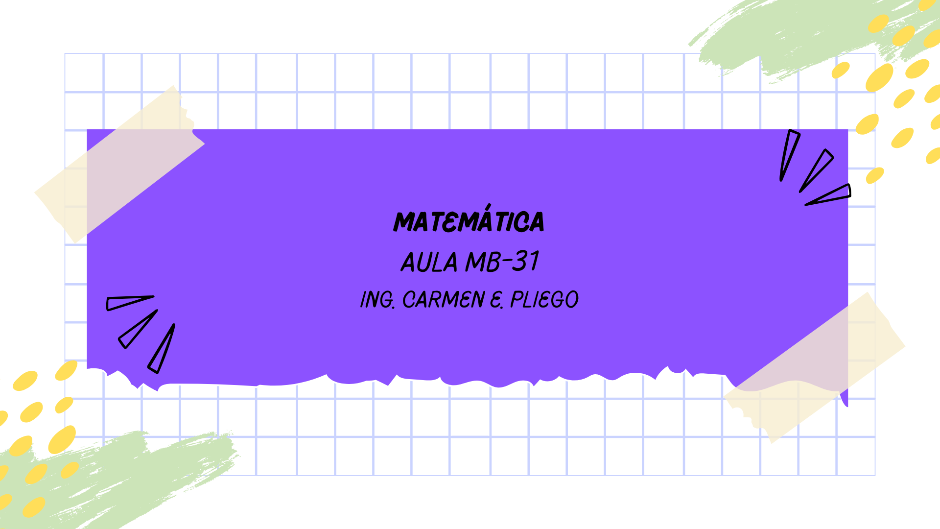 MATEMATICA sección 01 ciclo 03/2024