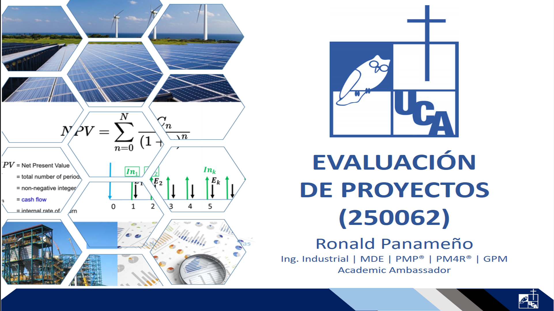 EVALUACION DE PROYECTOS sección 01 ciclo 03/2024