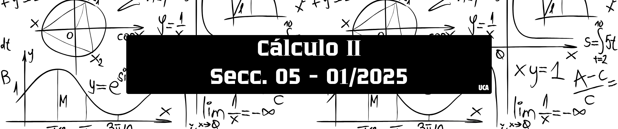 CALCULO II - Sección 05