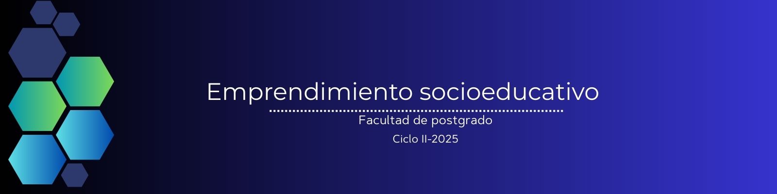 🔵EMPRENDIMIENTO SOCIOEDUCATIVO sección 01 ciclo 02/2025