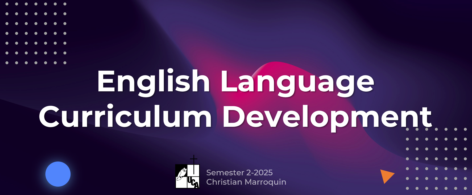 DISEÑO CURRICULAR PARA EL IDIOMA INGLES sección 01 ciclo 02/2025