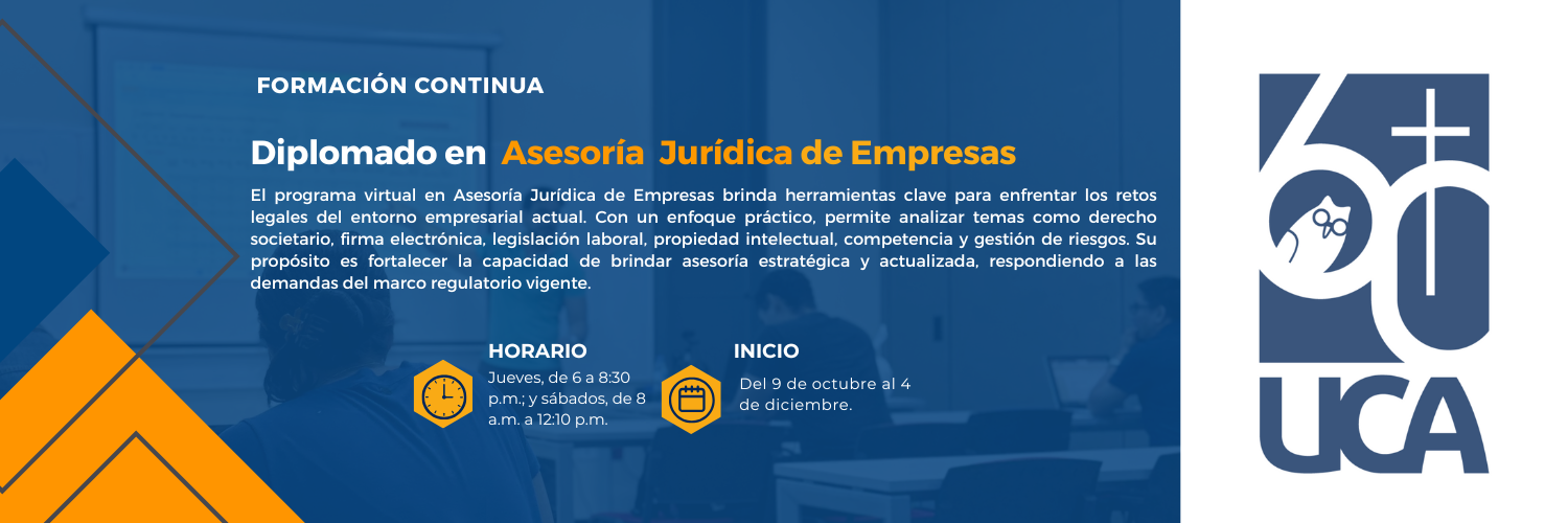 Diplomado en Asesoría Jurídica de Empresas - edición #7